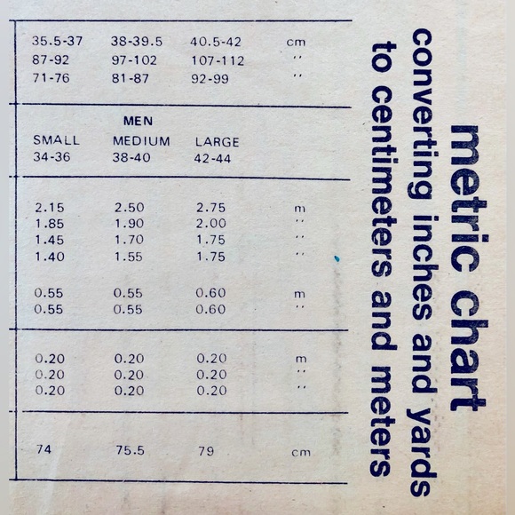 VTG 70s simplicity sewing pattern men's short sleeve shirt epaulets size 38-40 - Picture 4 of 16